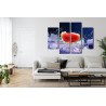 Mehrteiliges Bild Wassermelone Auf Eis