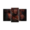 Mehrteiliges Bild Schokoladenmuffins