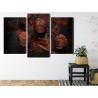 Mehrteiliges Bild Schokoladenmuffins