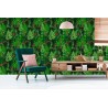 Tapete Waldfarn Mit Blumen