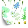 Tapete Blumen Und Kräuter