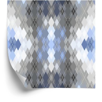 Tapete Geometrisch - Argyle-Muster
