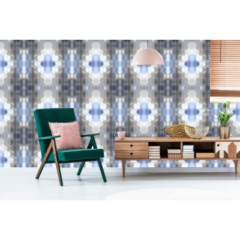 Tapete Geometrisch - Argyle-Muster