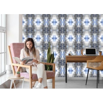 Tapete Geometrisch - Argyle-Muster