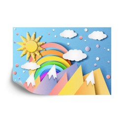Fototapete Für Kinder - Bunte Landschaft