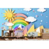 Fototapete Für Kinder - Bunte Landschaft