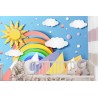 Fototapete Für Kinder - Bunte Landschaft
