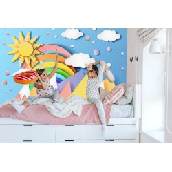 Fototapete Für Kinder - Bunte Landschaft