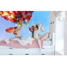 Fototapete Junge Mit Luftballons Im Flug