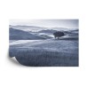 Fototapete Rolling Hills Verblasste Vintage In Blau