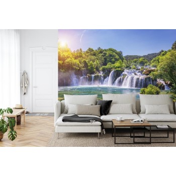 Fototapete Wasserfall Skradinski Buk  Kroatien