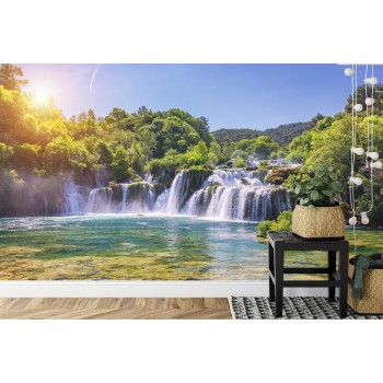 Fototapete Wasserfall Skradinski Buk  Kroatien