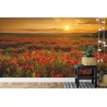 Fototapete Landschaft Blumen