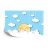 Fototapete Happy Sun Papercut-Serie