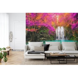 Fototapete Erawan Wasserfall