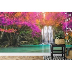Fototapete Erawan Wasserfall