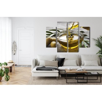 Mehrteiliges Bild Olivenöl