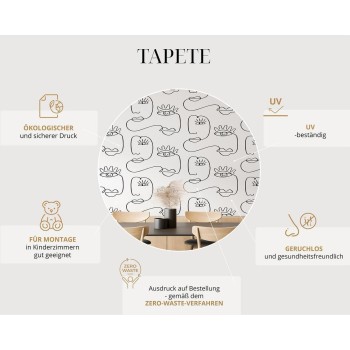 Tapete Vögel Unter Blumen