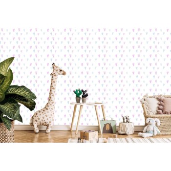 Tapete Für Mädchenzimmer Kleine Pastellherzen
