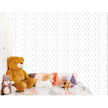 Tapete Für Mädchenzimmer Kleine Pastellherzen