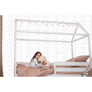 Tapete Für Mädchenzimmer Kleine Pastellherzen