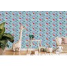 Tapete Bunte Muster Mit Wasserfarben Gemalt