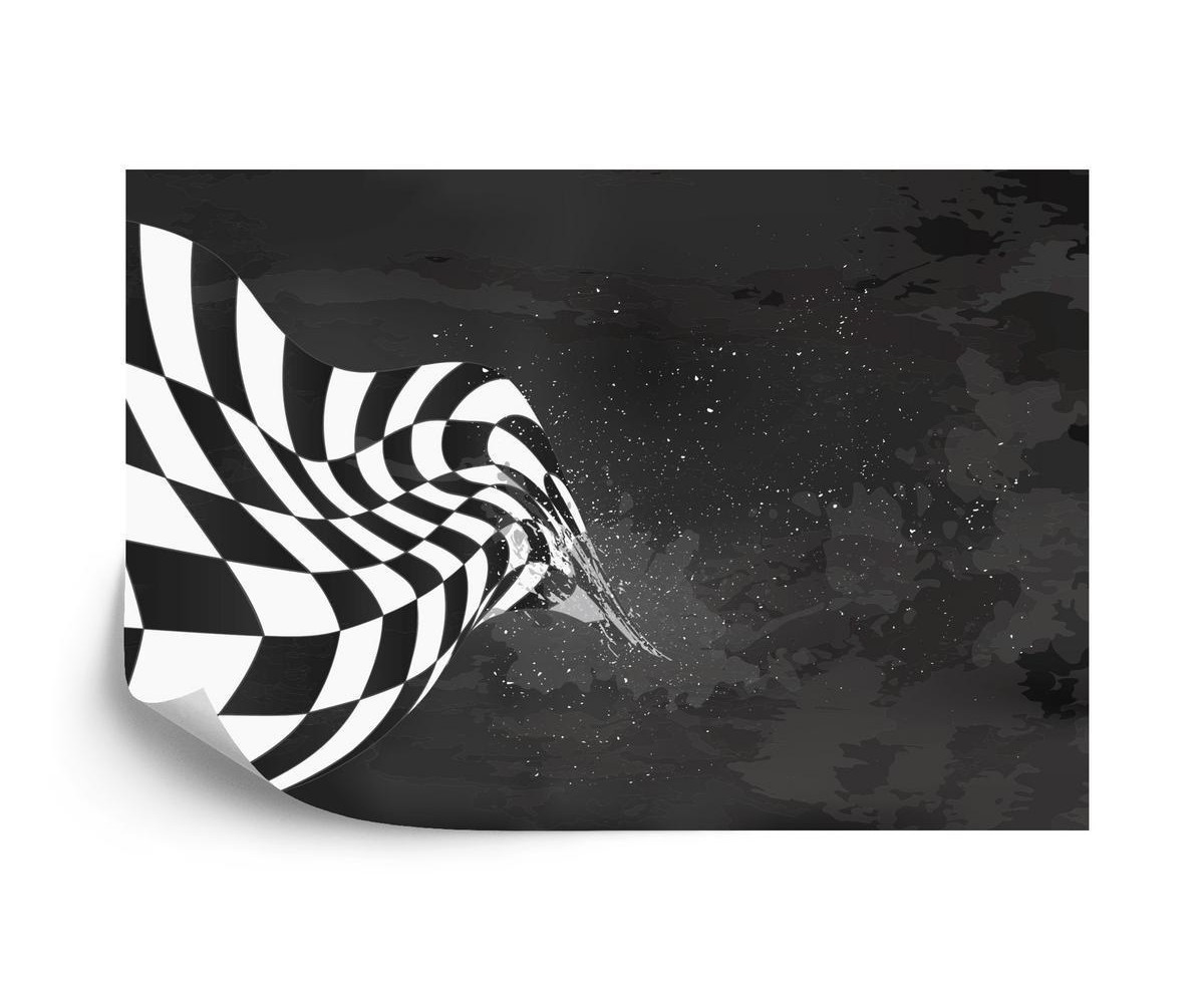 Fototapete Rennflagge