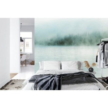 Fototapete Nebel Auf Dem Wasser