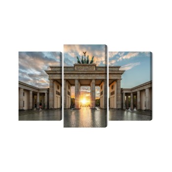 Mehrteiliges Bild Brandenburger Tor In Berlin