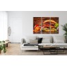 Mehrteiliges Bild Hausgemachter Hamburger
