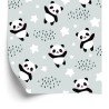 Tapete Pandas Unter Sternen
