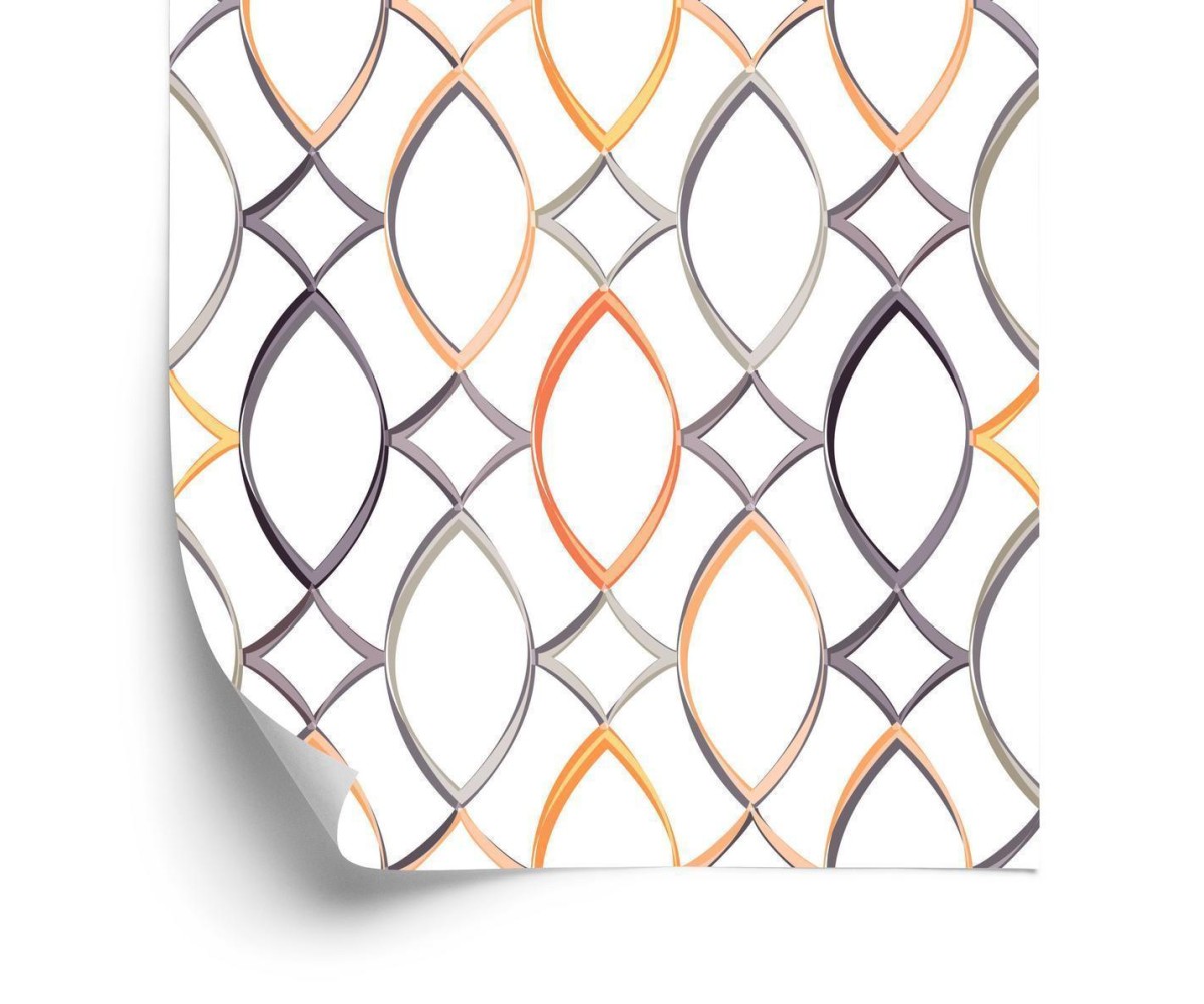 Tapete Bunte Geometrische Muster