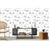 Tapete Papierflugzeuge Mit Herzen