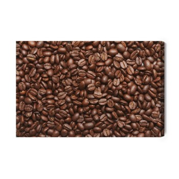 Leinwandbild Frisch Geröstete Kaffeebohnen