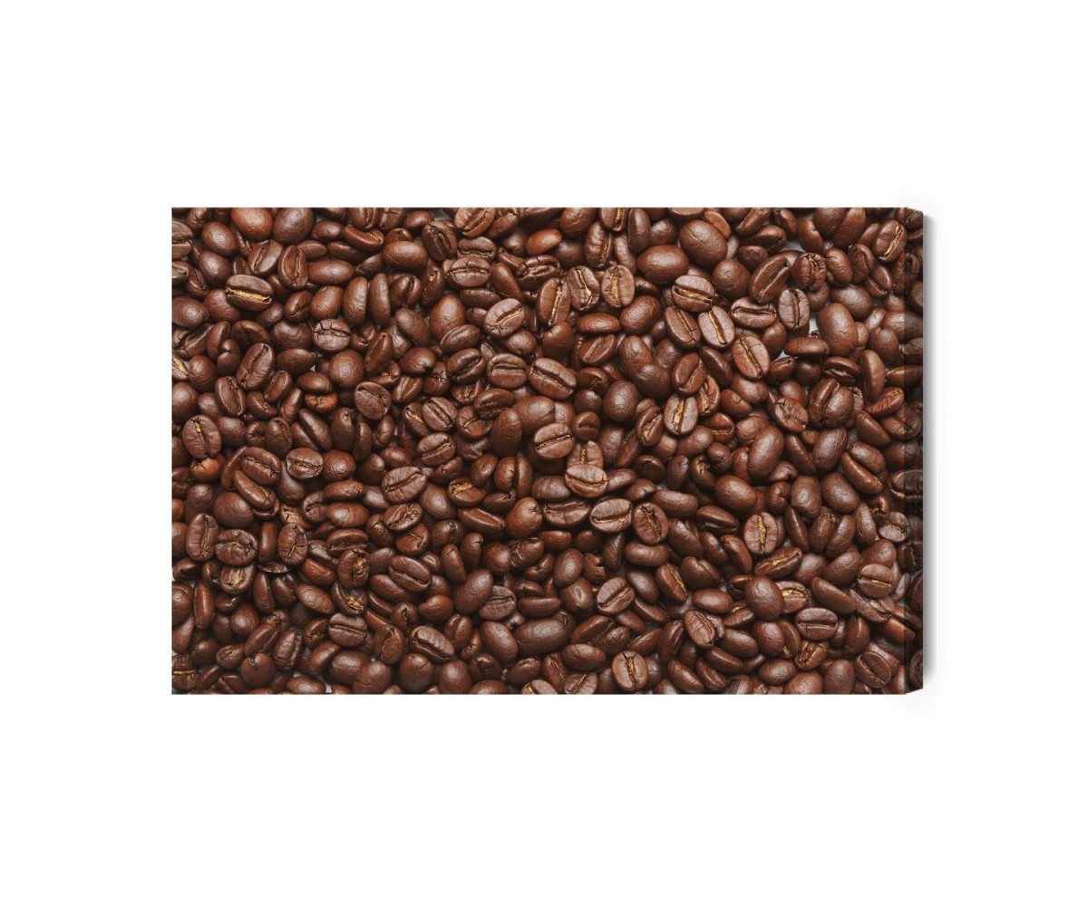 Leinwandbild Frisch Geröstete Kaffeebohnen