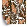 Tapete Blätter Von Passionsfrucht Und Monstera
