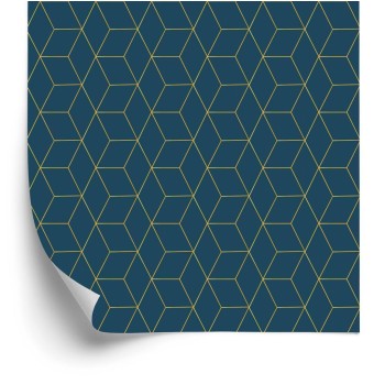 Tapete Minimalistisches Art-Deco-Muster