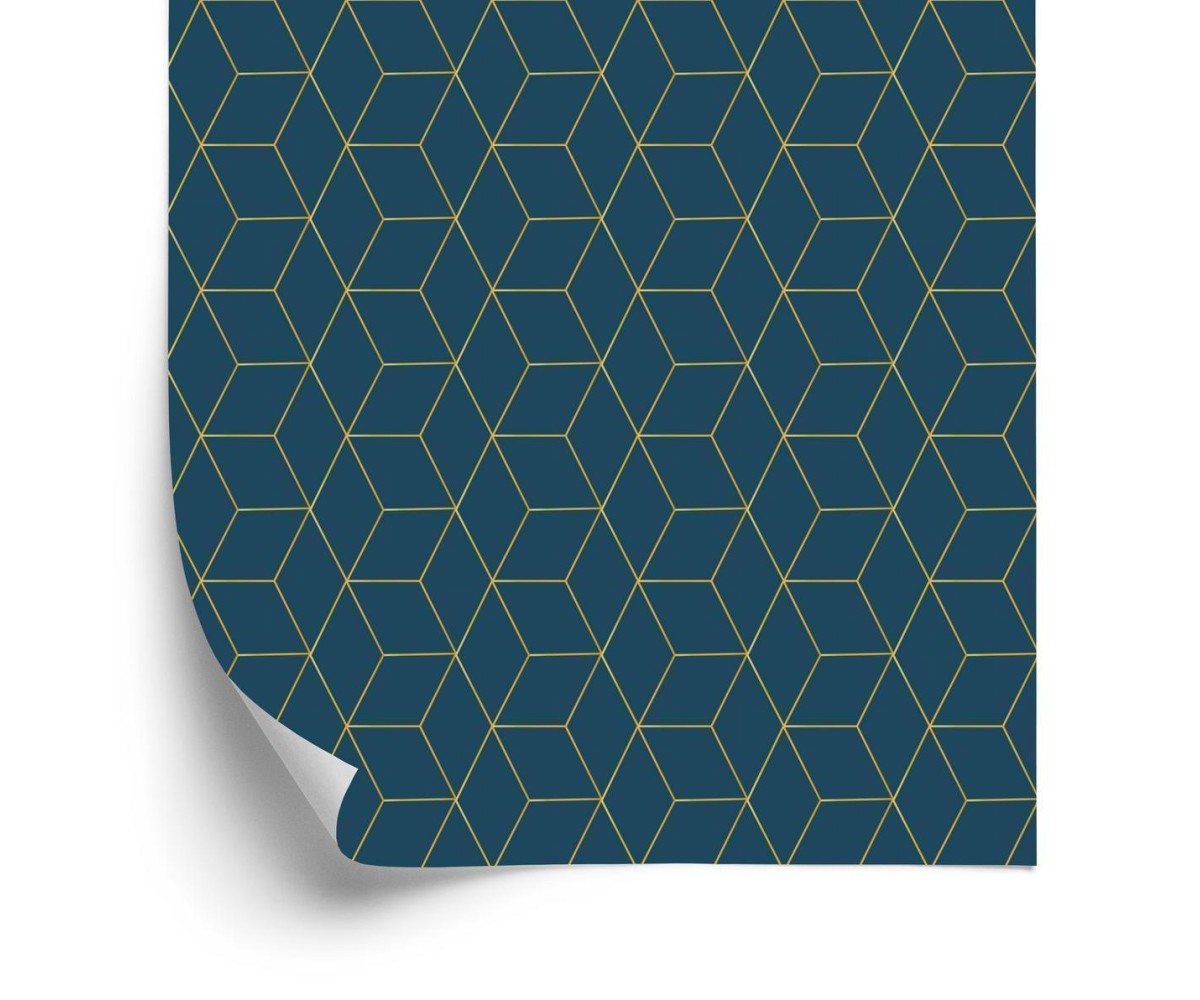 Tapete Minimalistisches Art-Deco-Muster