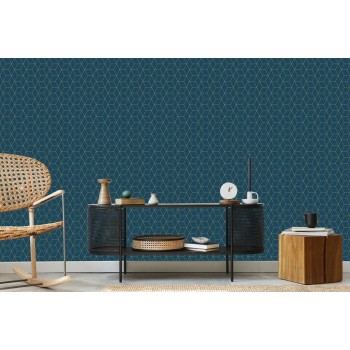 Tapete Minimalistisches Art-Deco-Muster