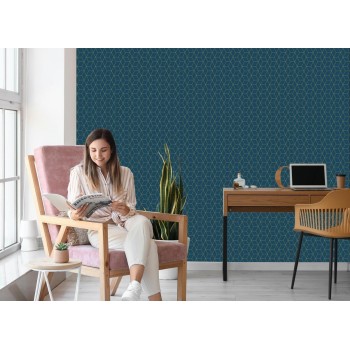 Tapete Minimalistisches Art-Deco-Muster