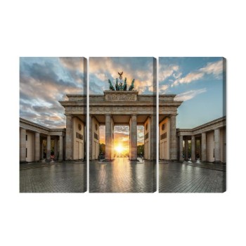 Mehrteiliges Bild Brandenburger Tor In Berlin
