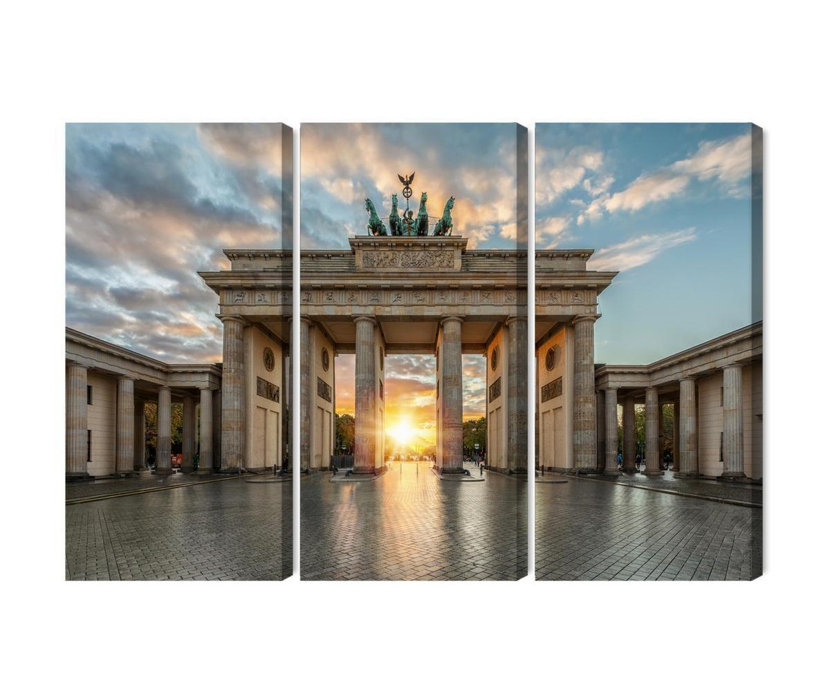 Mehrteiliges Bild Brandenburger Tor In Berlin