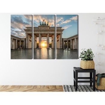 Mehrteiliges Bild Brandenburger Tor In Berlin
