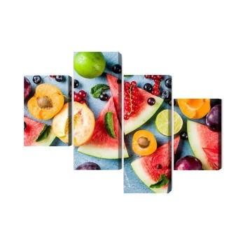 Mehrteiliges Bild Feiertagsfrucht