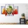 Mehrteiliges Bild Eine Reihe Von Sommercocktails