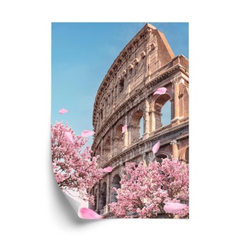 Poster Das Kolosseum In Rom Im Frühling