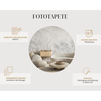 Fototapete Gold Geometric Background Art. Modern Grey Pattern