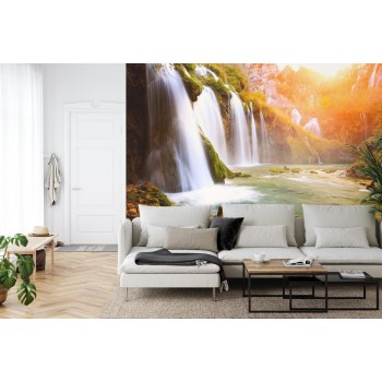 Fototapete Kaskaden-Wasserfall