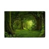 Leinwandbild Die Tiefe Des Tropischen Waldes