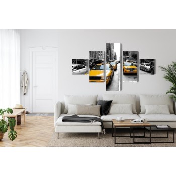 Mehrteiliges Bild Taxis In New York